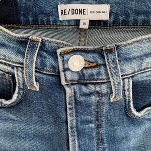 Re/done Cigarette Jeans size 26